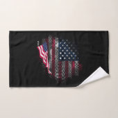 Drapeau USA (Serviette à main)