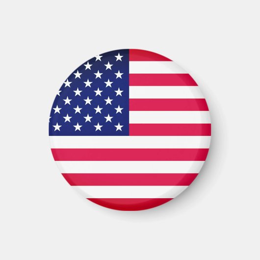 Drapeau Usa Cadeau Magnet (Devant)