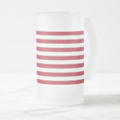 Drapeau Usa Frosted 16 oz de verre givré Mug (Devant droit)