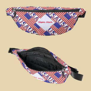 Drapeau USA personnalisé 