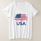 Drapeau USA - Taille (Design devant)
