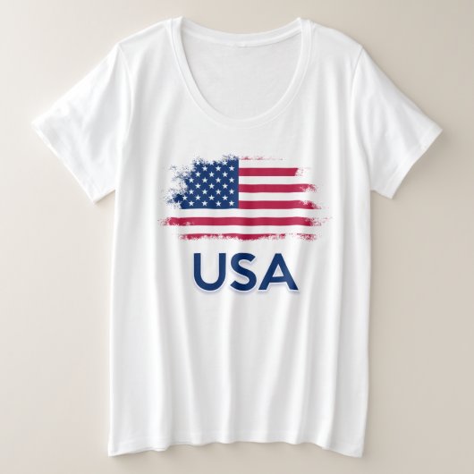 Drapeau USA - Taille (Design devant)