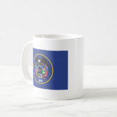 Drapeau Utah + Mug Carte (Devant gauche)