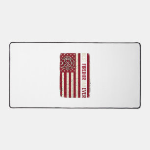 Drapeau vertical vintage papa pompier