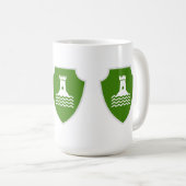 Drapeau vetravian - Mug (Devant droit)