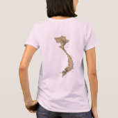 Drapeau Vietnam + Carte T-shirt (Dos)