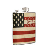Drapeau Vintage américain Flacon personnalisé (Droite)