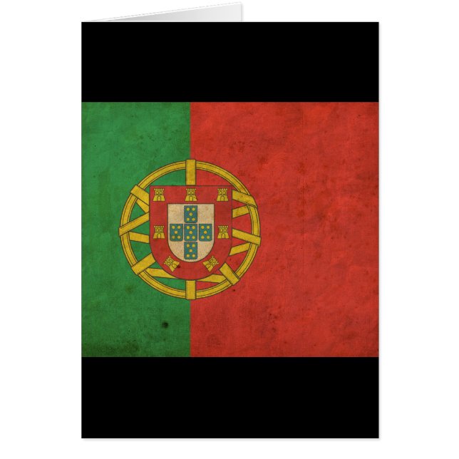 Drapeau vintage du Portugal (Devant)