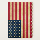 Drapeau Vintage Patriotique Américain (Dos)