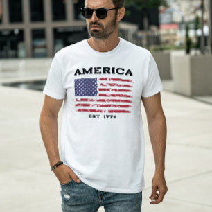 Drapeau Vintage patriotique T-shirt