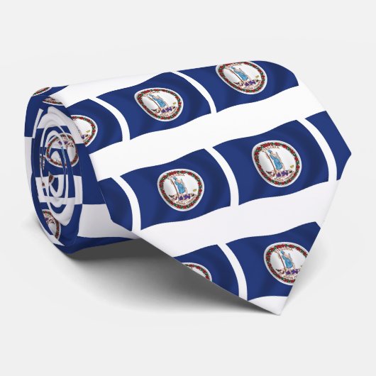 Drapeau Virginia Cravate (Roulé)