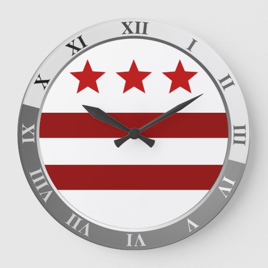 Drapeau Washington D.C. Grande horloge (Recto)