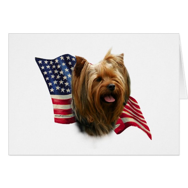 Drapeau Yorkshire Terrier (Devant horizontal)
