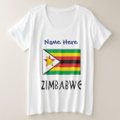 Drapeau zimbabwéen personnalisé (Design devant)