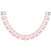 Drapeaux à bascule en Baby shower rose - Fille Béb (Tout)