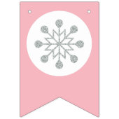 Drapeaux à bascule en Baby shower rose - Fille Béb (Deuxième drapeau)