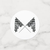 Drapeaux À damiers Confetti (Petit recto)