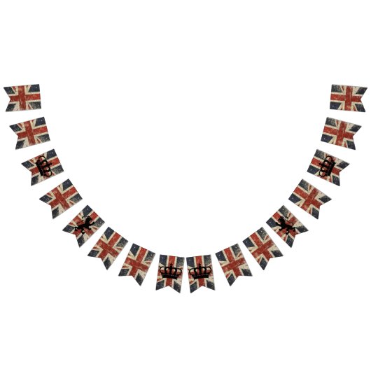 Drapeaux à fanions - Union Jack Royaume-Uni (Tout)