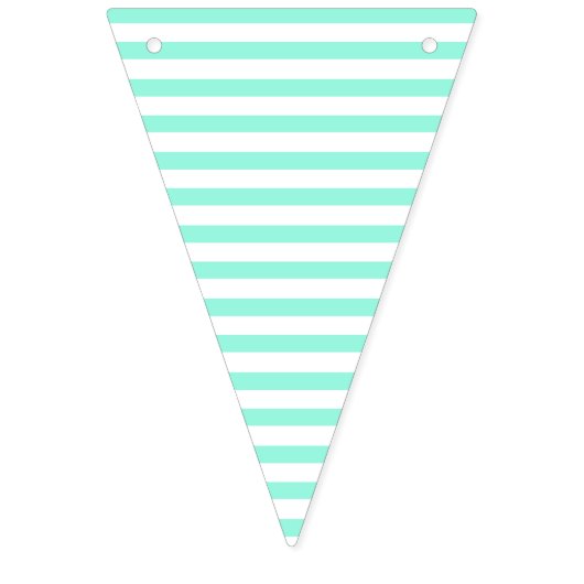 Drapeaux à rayures turquoises et blanches (Troisième drapeau)