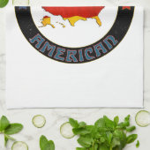 Drapeaux allemands américains Serviettes de cuisin (Plié)