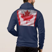 Drapeaux américains et canadiens sweat - shirt à c (Dos)