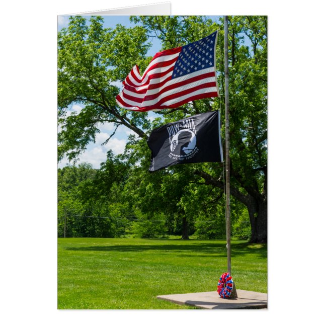 Drapeaux américains et POW (Devant)