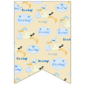 DRAPEAUX BÉBÉS BLEUS ET JAUNES (Premier drapeau)