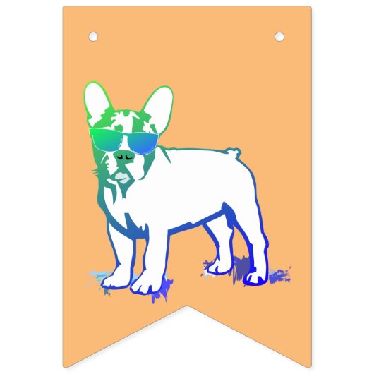 Drapeaux Bouledogues Français (Deuxième drapeau)