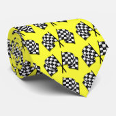 Drapeaux checkered quadrillés de drapeau - cravate (Roulé)