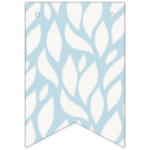 Drapeaux de Baby shower bleu rose Twins (Troisième drapeau)