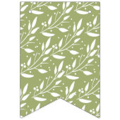 Drapeaux de Baby shower du renard boisé (Deuxième drapeau)