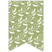 Drapeaux de Baby shower du renard boisé (Premier drapeau)