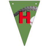 DRAPEAUX de bannière d'anniversaire de base-ball (Premier drapeau)