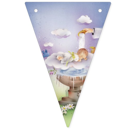 drapeaux de bannière d'étamine de baptême (Premier drapeau)