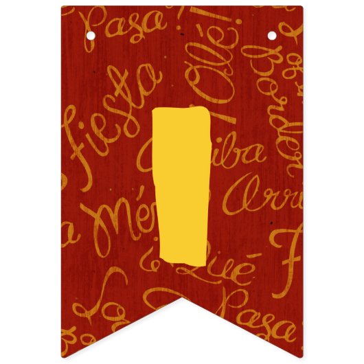 Drapeaux de bannière d'étamine de fiesta de Cinco (Troisième drapeau)