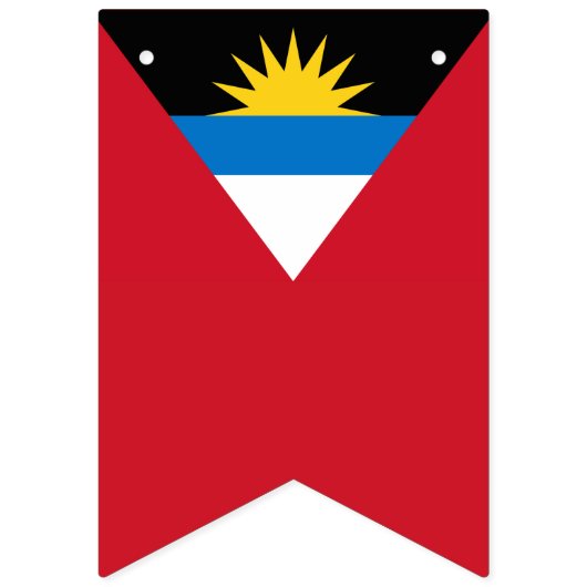 Drapeaux de bottes d'Antigua-et-Barbuda (Premier drapeau)