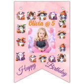 Drapeaux de Bunch Ghost pour enfants Anniversaire (Premier drapeau)
