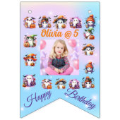 Drapeaux de Bunch Ghost pour enfants Anniversaire (Premier drapeau)