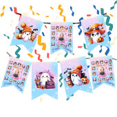 Drapeaux de Bunch Ghost pour enfants Anniversaire