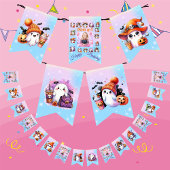 Drapeaux de Bunch Ghost pour enfants Anniversaire