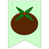 Drapeaux de Bunding Pudding de Noël (Troisième drapeau)