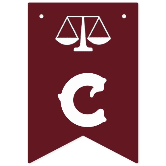 Drapeaux de Bunduting de l'école de droit (Premier drapeau)