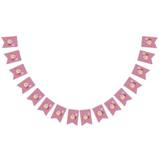 Drapeaux de Bunl de Chouette d'anniversaire (Tout)