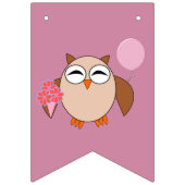 Drapeaux de Bunl de Chouette d'anniversaire (Premier drapeau)