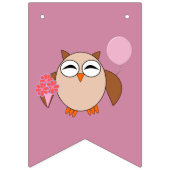 Drapeaux de Bunl de Chouette d'anniversaire (Troisième drapeau)