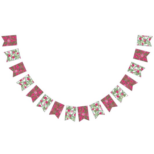 Drapeaux de Bunling Mariage rose vif (Tout)