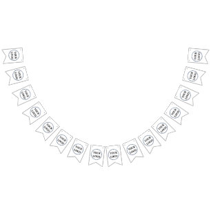 Drapeaux de Bunthday Boy Cute Simple Kids