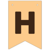 Drapeaux de Bunting Anniversaire de Tigre mignon (Deuxième drapeau)