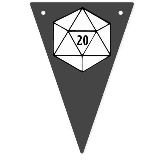 Drapeaux de Bunting D20 (Troisième drapeau)