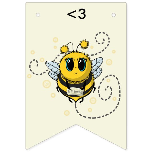Drapeaux de Bunting d'abeilles (Premier drapeau)